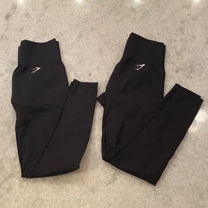 Gymshark Vital Seamless Leggings x2 BUNDLE (used)